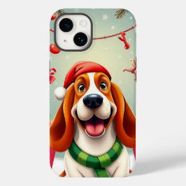🎅サンタパップの喜び✨ かわいいクリスマスの犬 Case-Mate iPhone 14ケース