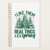 サンタパッ笑わされるケージ風変わりクリスマスデザインSwe プランナー手帳 (正面)