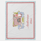 サンタパネ年記念 フリースブランケット (正面)