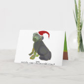 サンタパピーのクリスマス シーズンカード (裏面)