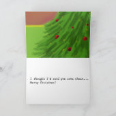 サンタパピーのクリスマス シーズンカード (内部)