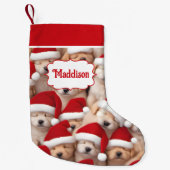 サンタパピーズ愛犬家ズネームクリスマスストッキング スモールクリスマスストッキング (正面)