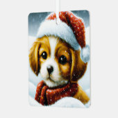 サンタパピー メタルオーナメント (正面左)