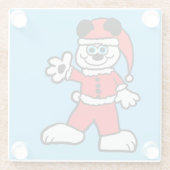 サンタパンダコースター ガラスコースター (裏面)