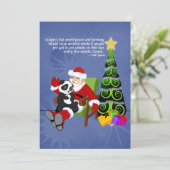 サンタパンダ フラット ホリデー カード (スタンド正面)