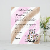 サンタパーソナライズされたからの手紙+カラーリングページ (スタンド正面)