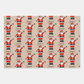 サンタパーソナライズされたからの手紙/贈り物 ラッピングペーパーシート (正面2)