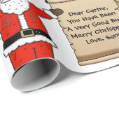 サンタパーソナライズされたからの手紙/贈り物 ラッピングペーパー (ロールコーナー)