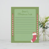 サンタパーソナライズされたのクリスマスリスト (スタンド正面)