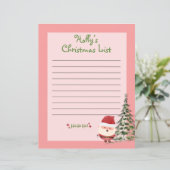 サンタパーソナライズされたのクリスマスリスト (スタンド正面)