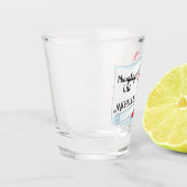 サンタパーソナライズされたのリスいけなト ショットグラス (左)