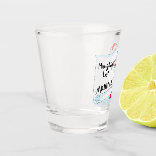 サンタパーソナライズされたのリスいけなト ショットグラス (左)