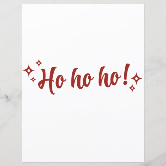 サンタパーソナライズされたへの挨拶状 (裏面)