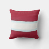 サンタパーソナライズされたウエストクリスマスピロー クッション (裏面)