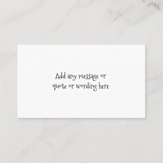 サンタパーソナライズされたエンクロージャカード エンクロージャーカード (裏面)