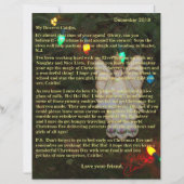 サンタパーソナライズされたエンジェルライトからの手紙 (正面)