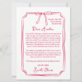 サンタパーソナライズされたキッズクリスマスからの可愛い手紙 シーズンカード (正面)