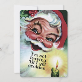 サンタパーソナライズされたクリスマスCookie シーズンカード