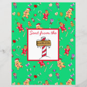 サンタパーソナライズされたクロースからの手紙 (裏面)