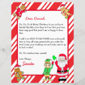 サンタパーソナライズされたクロースからの手紙 (正面)