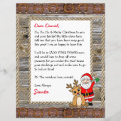 サンタパーソナライズされたクロースからの手紙 (正面)