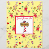 サンタパーソナライズされたクロースからの手紙 (裏面)