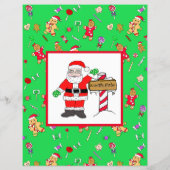 サンタパーソナライズされたクロースからの手紙 (裏面)