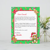 サンタパーソナライズされたクロースからの手紙 (スタンド正面)