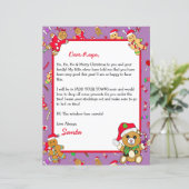 サンタパーソナライズされたクロースからの手紙 (スタンド正面)