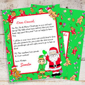 サンタパーソナライズされたクロースからの手紙
