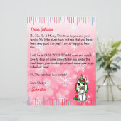 サンタパーソナライズされたクロースからの手紙 (スタンド正面)