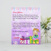 サンタパーソナライズされたクロースからの手紙 (スタンド正面)