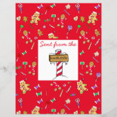 サンタパーソナライズされたクロースからの手紙 (裏面)