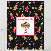 サンタパーソナライズされたクロースからの手紙 (裏面)