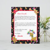 サンタパーソナライズされたクロースからの手紙 (スタンド正面)