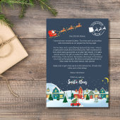 サンタパーソナライズされたクロースからの手紙 招待状