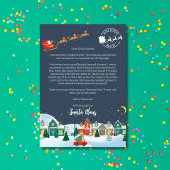 サンタパーソナライズされたクロースからの手紙 招待状