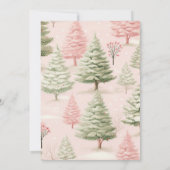 サンタパーソナライズされたクロースからの手紙 招待状 (裏面)