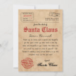 サンタパーソナライズされたクロースからの手紙 招待状<br><div class="desc">サンタクパーソナライズされたラスからの手紙。今年のサンタクロースの魔法とクリスマスホリデーに魔法を持って来て、この印刷可能なサンタクロースからの手紙。Santaのデスクからの手紙は完全にカスタマイズ可能なあなたの独自の作り、あなたが選択したインスタントもしダウンロードできる。家からプリントこの編集可能なパーソナライズされたサンタクロースからの手紙。</div>