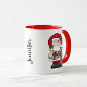 サンタパーソナライズされたクロース・マグ マグカップ (正面右)