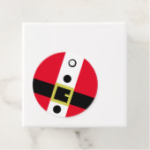 サンタパーソナライズされたスーツの名前とメッセージのギフトラベル フェイバータグ (インサイチュ)