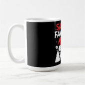 サンタパーソナライズされたズお気に入りのホコーヒーマグ コーヒーマグカップ (左)