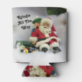 サンタパーソナライズされたテイクタンブル – クーラーボックス 缶クーラー (裏面)