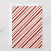 サンタパーソナライズされたテンプレートからの手紙 招待状 (裏面)