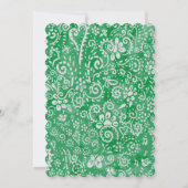 サンタパーソナライズされたノート 招待状 (裏面)