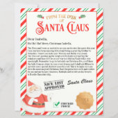 サンタパーソナライズされたーからの北極の公式書簡 (正面)