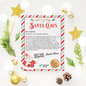 サンタパーソナライズされたーからの北極の公式書簡