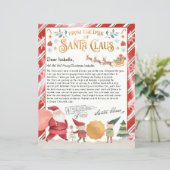 サンタパーソナライズされたーからの北極の公式書簡 (スタンド正面)