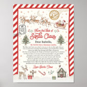 サンタパーソナライズされたーからの北極の公式書簡 ポスター (正面)