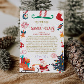 サンタパーソナライズされたーからの北極の公式書簡 招待状